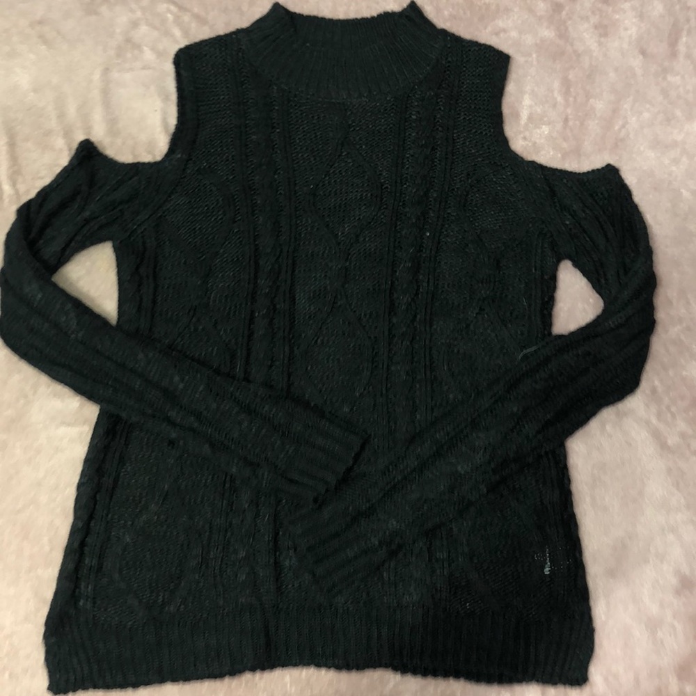 Black Off the shoulder sweater